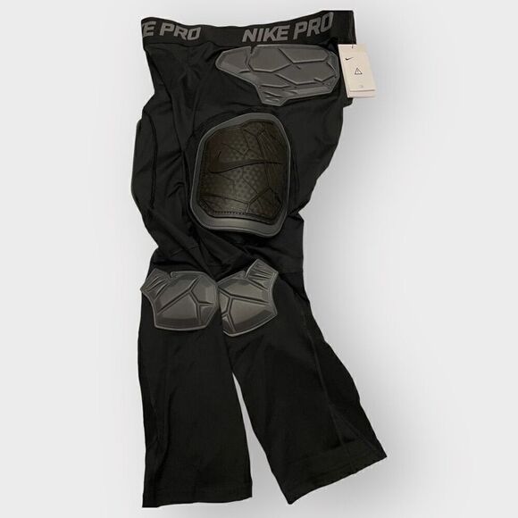 Nike Pro Hyperstrong Impact Football 3/4 Compression Pants size XXL AO6238-010 - Picture 3 of 10
